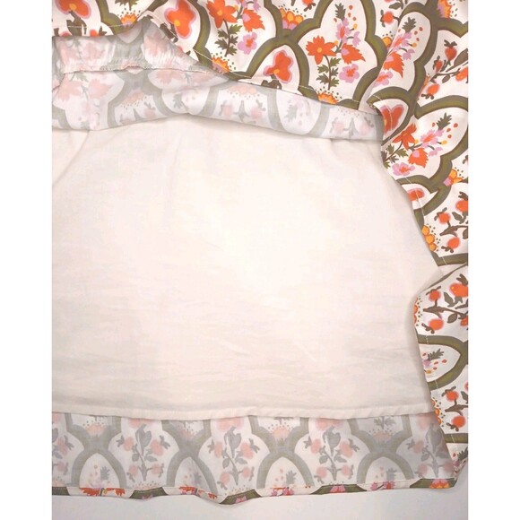 CROSBY by Mollie Burch Dress Sz XXL Floral Cotton Tiered Full A-line Tent Mini - Picture 12 of 16
